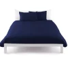 Sacco copripiumino sfuso in cotone singolo 155x200 blu navy