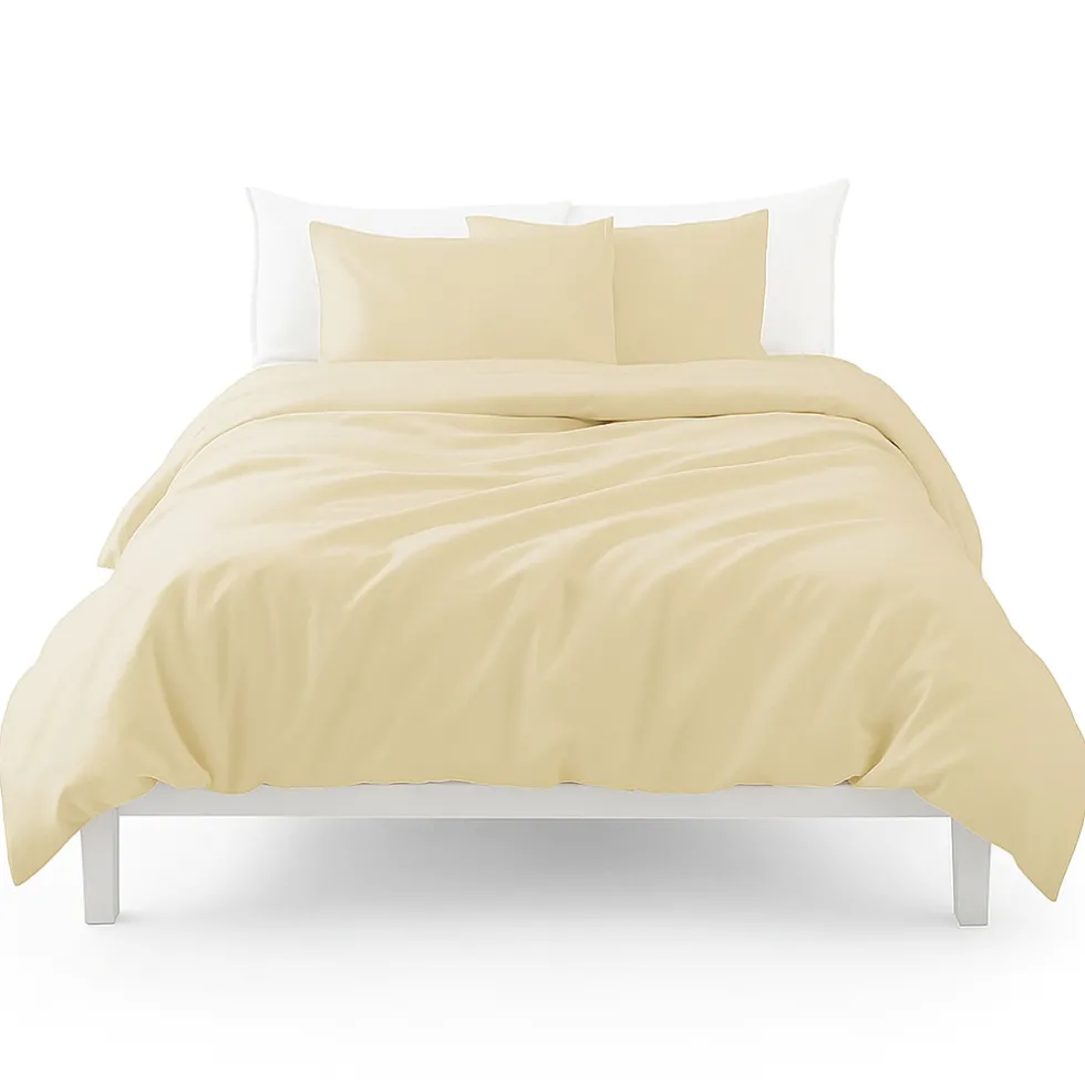 Sacco copripiumino sfuso in cotone piazza e mezza 205x200 beige