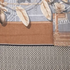 Servizio da tavola x 12 persone con tovaglioli REEVER Cassandra grigio