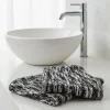 Set 2 Asciugamani Ospite Missoni Home Twist 160 Nero | 40x60