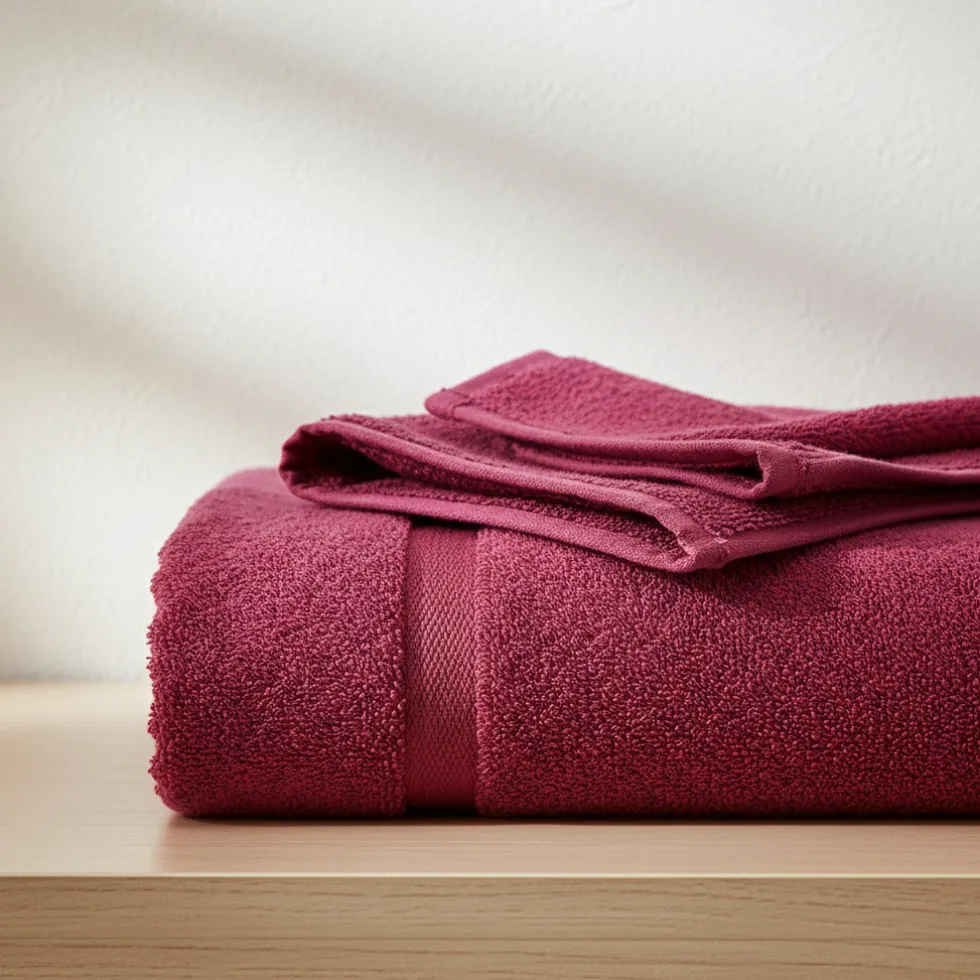 Set asciugamani - Telo Bagno - COGAL RANGER 650 Rosso Ciliegia