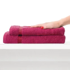 Set asciugamani - Telo Bagno - COGAL RANGER 650 Rosso Ciliegia