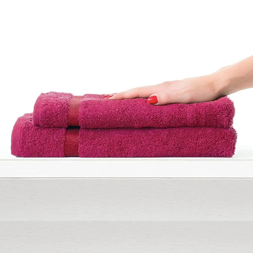 Set asciugamani - Telo Bagno - COGAL RANGER 650 Rosso Ciliegia
