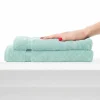 Set 2 asciugamani viso e ospite spugna 650 gr COGAL RANGER Light Green