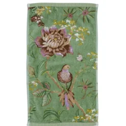Set 1+1 asciugamano e ospite PIP STUDIO Secret Garden verde