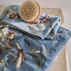 Set 1+1 asciugamano e ospite PIP STUDIO Secret Garden Blu