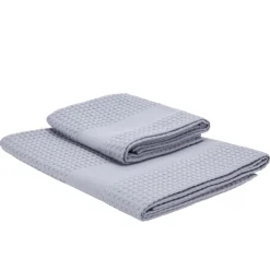 Set asciugamano+ospite in cotone nido d'ape BELLORA Avio