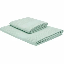 Set asciugamano+ospite in cotone nido d'ape BELLORA
