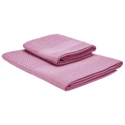 Set asciugamano+ospite in cotone nido d'ape BELLORA Thea