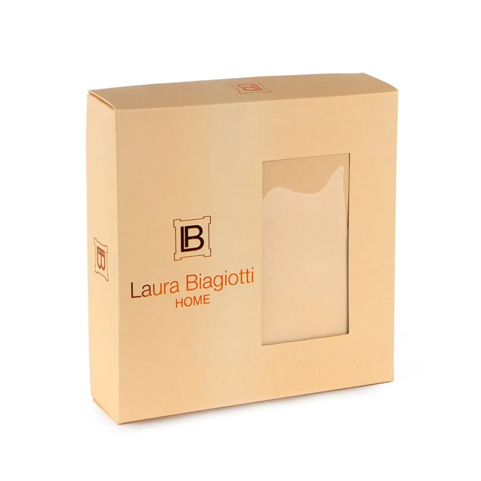 Set asciugamano viso e ospite LAURA BIAGIOTTI Sarin tortora jacquard