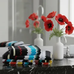 Set asciugamano viso + ospite in spugna Missoni Home CURT 100