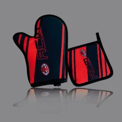 Set Barbecue MILAN in puro cotone GUANTO + PRESINA