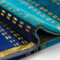 Set Carrara Ibiza blu: Asciugamani in Spugna 100% Cotone