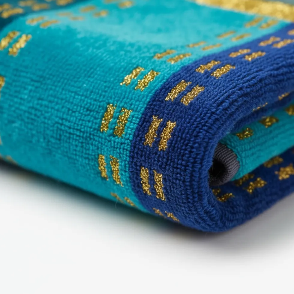 Set Carrara Ibiza blu: Asciugamani in Spugna 100% Cotone