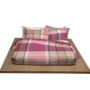 Set Copripiumino + federe matrimoniale MELROSE 7609 tinto filo