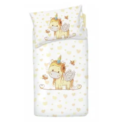Set copripiumino lettino con sponde culla BASSETTI UNIMAGIC neonato