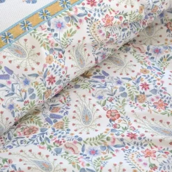 Set Copripiumino Matrimoniale PIP STUDIO Kairi Bloom bianco-azzurro