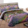 Set Copripiumino Matrimoniale Raso TESSITURA RANDI Giverny MONET