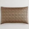 Set federa 50x80 in pura seta di gelso + maschera notte Brown Leopard