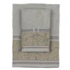 Set 1+1 in spugna con ricamo jacquard LAURA BIAGIOTTI Imai grigio
