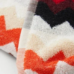 Set 6 Lavette in spugna MISSONI HOME BEST 156 chevron toni caldi