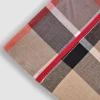 Set lenzuola Bossi con federe tinto filo matrimoniale WINDSOR 7605 scozzese tortora