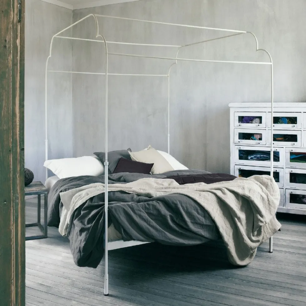 Set lenzuola e federe puro lino FAZZINI matrimoniale Soffio Cipria