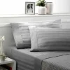 Set lenzuola matrimoniale 2 piazze raso di cotone ZEFIRO Grigio