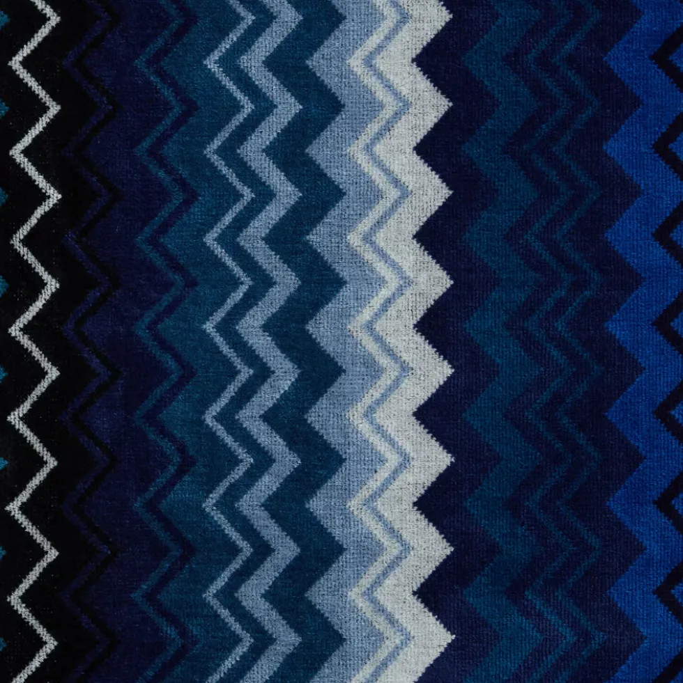 Set 1+1 MISSONI HOME asciugamano e ospite Giacomo 50 blu