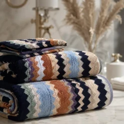 Set spugne asciugamano viso + ospite Missoni Home CURT 148