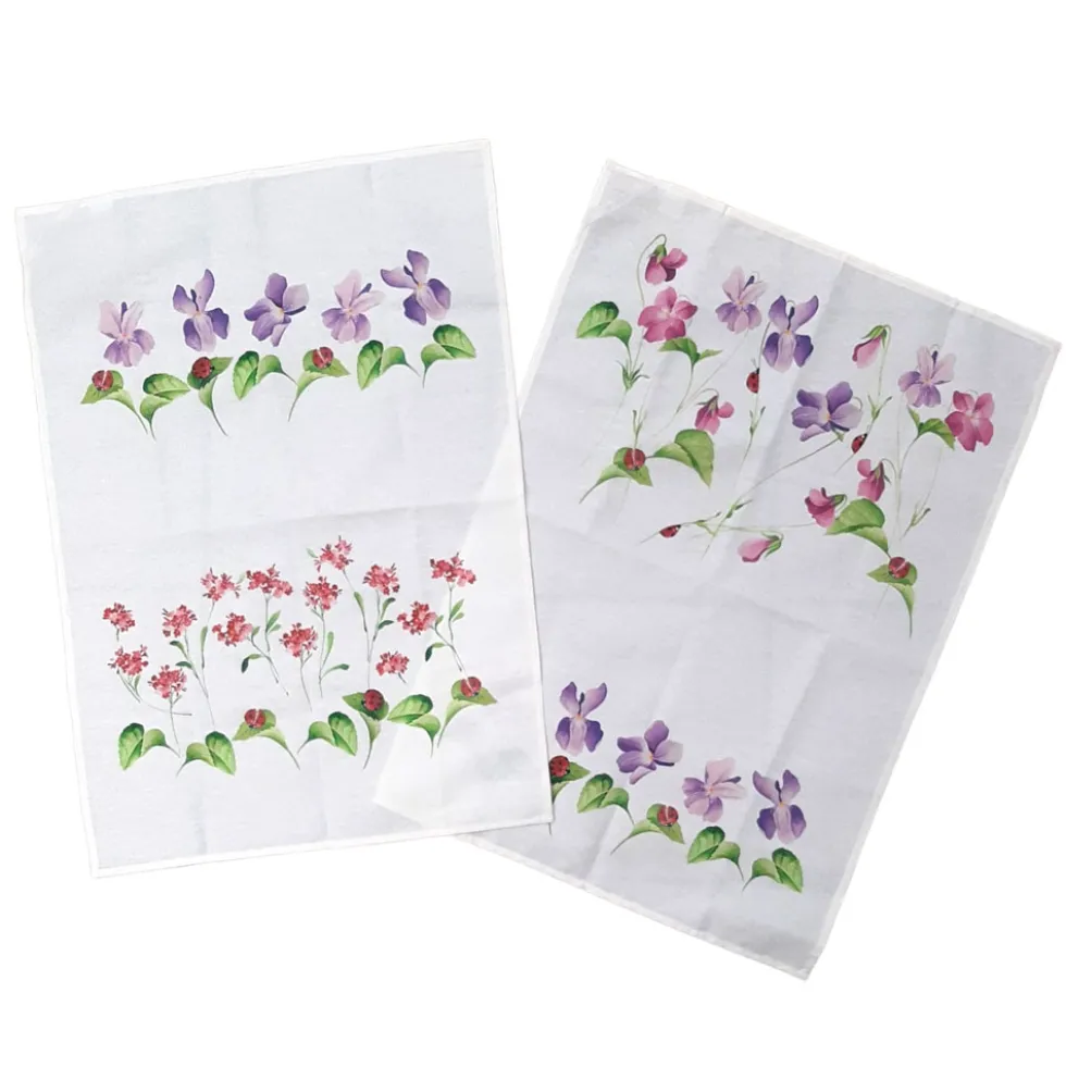 Set 2 strofinacci da cucina BLOOMING Vallesusa floreale