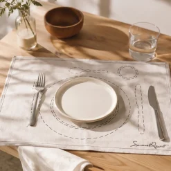 Set 2 tovagliette da colazione 50x35 Simone Rugiati Dessert