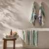 Set 2x asciugamani in spugna viso+ospite HOME EVA 100 multicolor