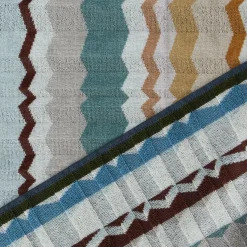 Set 2x asciugamani in spugna viso+ospite HOME EVA 100 multicolor