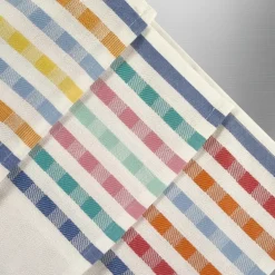 Set 3x Strofinacci da cucina 100% cotone ritorto MAXI 60x75 a righe