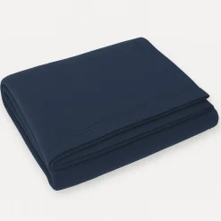 SOMMA Coperta di Lana Singola Daisy 160x210 Blu Polvere