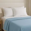 SOMMA Coperta LANA MAXI Matrimoniale DAISY Azzurro 230x270