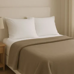 Somma Coperta Matrimoniale Daisy Lana Tortora 230x270