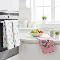 Strofinacci da Cucina in Cotone 50x70 Eic-Pi Non farmi gli Occhi Dolci