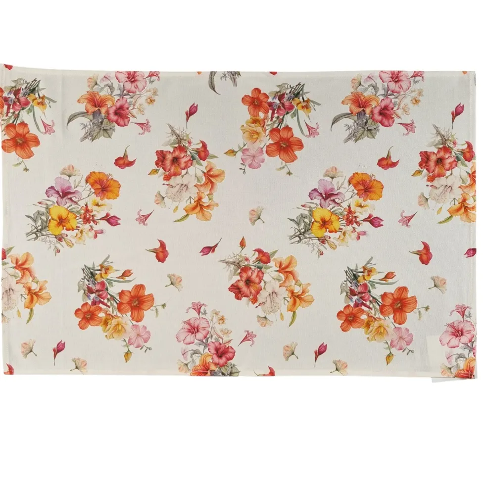 Strofinaccio canovaccio in cotone 50x75 TAG HOUSE HIBISCUS