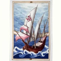 Strofinaccio Canovaccio PURO LINO Tessitura Toscana BOUNTY VELIERO