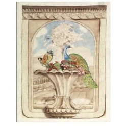 Strofinaccio Canovaccio PURO LINO Tessitura Toscana ILLUSIONE PAVONE