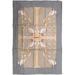 Strofinaccio Cucina BORBONESE canovaccio Foulard grigio 50x70