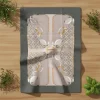 Strofinaccio Cucina BORBONESE canovaccio Foulard verde 50x70