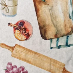 Strofinaccio Cucina canovaccio puro cotone MATTARELLO colore mistolino