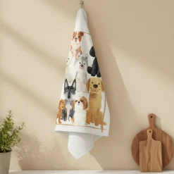 Strofinaccio da cucina Amici Cani Tag House biscotto 58x80 in cotone