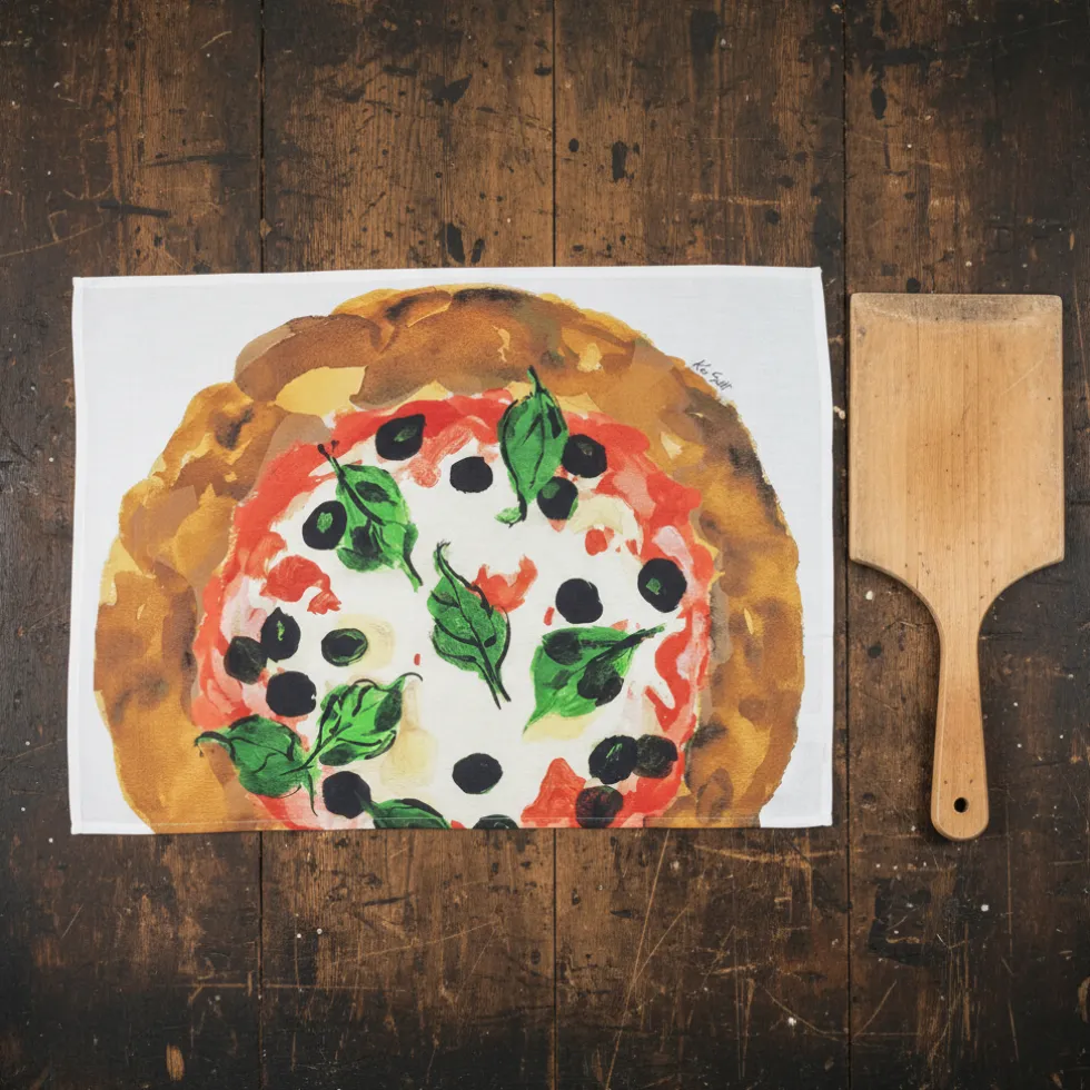 Strofinaccio in cotone canovaccio KEN SCOTT Pizza Margherita