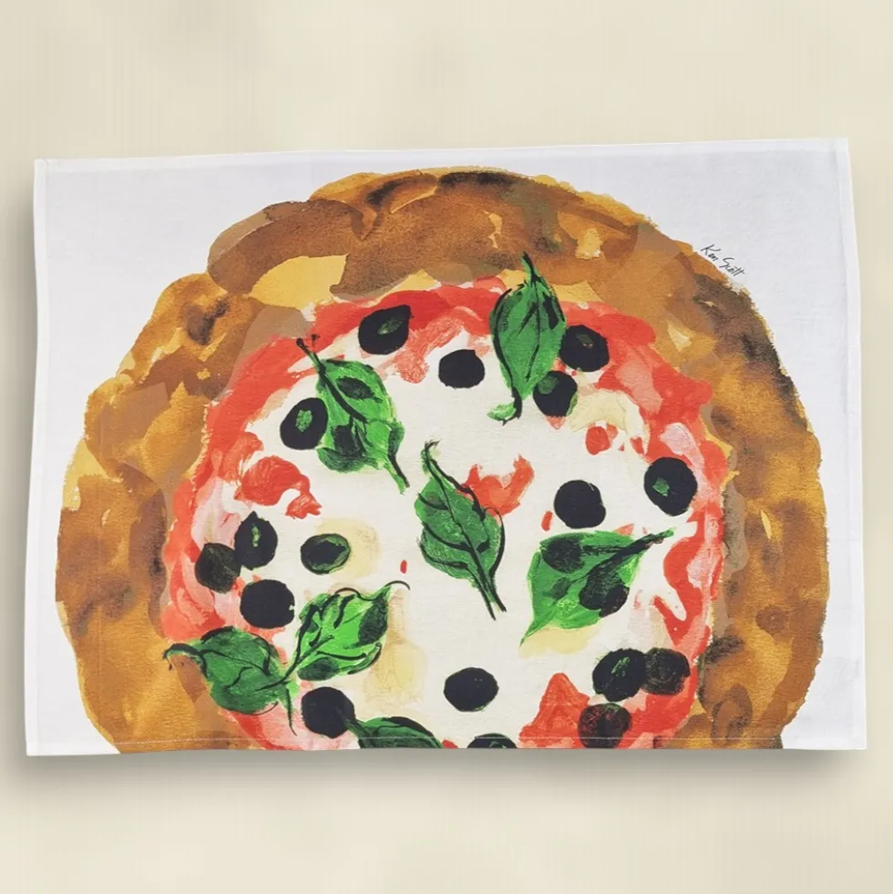 Strofinaccio in cotone canovaccio KEN SCOTT Pizza Margherita