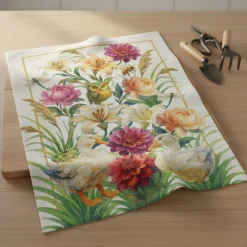 TAG HOUSE Strofinaccio Maxi Tag House 58x80 cm Pittorico ocra