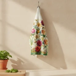 TAG HOUSE Strofinaccio Maxi Tag House 58x80 cm Pittorico ocra
